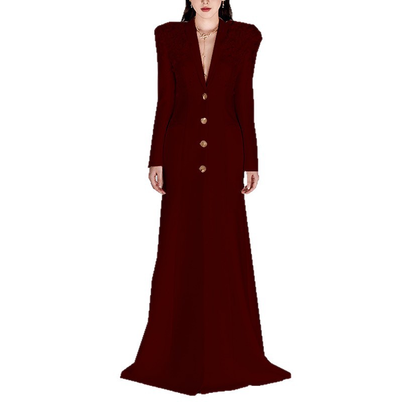 Floral Embellished Maxi Dress With Sweetheart Neckline - Image 5